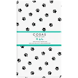 Набір простирадл на резинці Cosas Paws 60х120х12 см (SetSheet_Paws_White_120x60) - мініатюра 2