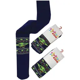 Колготи STAR KIDS чорний дитячі махра SK061 Малюк Йода р.116-122