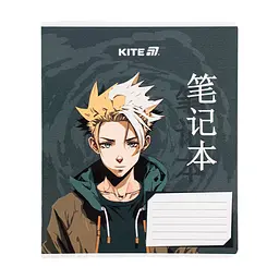 Зошит Kite Anime, 18 аркушів, клітинка (K25-236-1), в асортименті - мініатюра 4