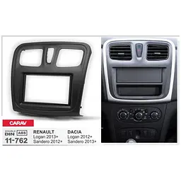 Перехідна рамка Renault, Dacia Logan, Sandero Carav 11-762 - мініатюра 4