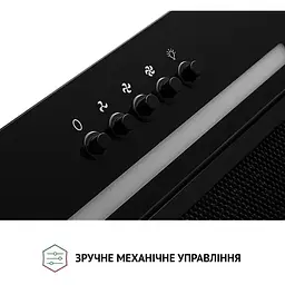 Витяжка вбудована Perfelli BI 5256 BL 700 LED - мініатюра 6