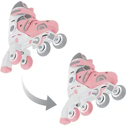 Роликові ковзани Globber Learning Skates 2 в 1 р.26-29 пастельно-рожеві (780-210) - мініатюра 14