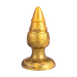 Анальна пробка Silexd Goldy Plug, 9.2 см (золотий)