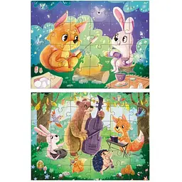 Пазл дитячий 2 в 1 DoDo Toys Літні вечори 36 елементів (300609) - мініатюра 2