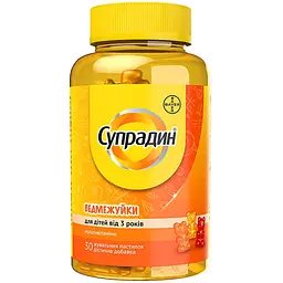 Вітамінний комплекс для дітей Супрадин Ведмежуйки пастилки жувальні №30