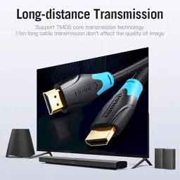 Кабель мультимедійний HDMI M to HDMI M 8.0m V2.0 4K60Hz Vention (AACBK) - мініатюра 6