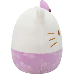 М'яка іграшка Squishmallows Hello Kitty Хеллоу Кітті в пурпуровому 20 см (SQSN00499) - мініатюра 4