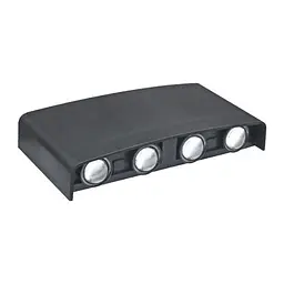 Фасадний світлодіодний світильник MAXUS MWL 8W 3CCT IP65 BL Square - мініатюра 2
