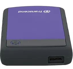 Зовнішній жорсткий диск Transcend StoreJet 25H3 2TB Purple (TS2TSJ25H3P) [48550] - мініатюра 2