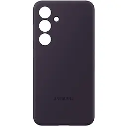 Оригінальний силіконовий чохол Silicone Case для Samsung Galaxy S24 Plus (S926) EF-PS926TEEGWW Dark Violet - мініатюра 2