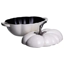 Каструля чавунна емальована Iron Tomato 2,5 л, білий Yongkang HP-FLG-20 BEIGE - мініатюра 5