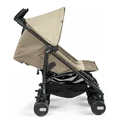 Прогулянкова коляска для двійні Peg-Perego Pliko Mini Twin Class Beige, бежевий (IP04280000SU36SU56) - мініатюра 2