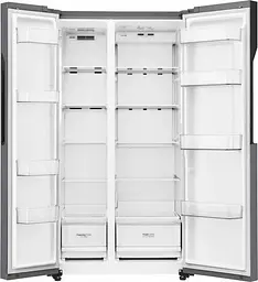 Холодильник SBS LG GC-B247JLDV 179х72х91см 2 двері холодильне відділення-394 л морозильне відділення-219 л A+ NF зона свіжості дисплей зовнішній платиново-сріблястий (GC-B247JLDV) - мініатюра 9