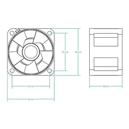 Кулер до корпусу Arctic S4028-15K (ACFAN00264A) - мініатюра 5