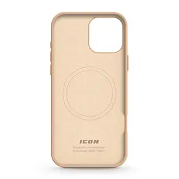 Силиконовый чехол с MagSafe для Apple iPhone 16 Pro Max, ICON2 MagCase, золотой, противоударный, панель с мягкой подкладкой, защита всего корпуса, поддержка беспроводной зарядки, совместим с защитными стеклами и пленками, ArmorStandart (ARM80196) - мініатюра 2
