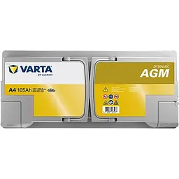 Акумулятор Varta Dynamic AGM 12В 105Аг 950А (EN) R+ (605901095) - мініатюра 5
