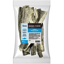 Ласощі для собак Home Food сушена шкірка тріски Medium 80 г