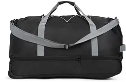 Сумка дорожня на колесах TravelZ Wheelbag Doubleloader foldable black 80(95)L (603096) - мініатюра 2