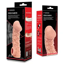 Насадка на член Kokos Cock Sleeve CS 009, S - мініатюра 10