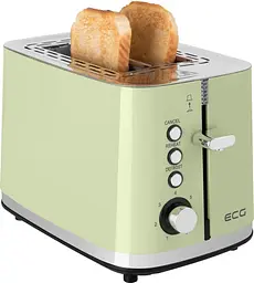 Тостер ECG ST 2766 Vintage Olive - мініатюра 4