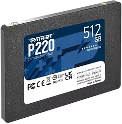 SSD 2.5" накопичувач Patriot P220 512GB (P220S512G25)