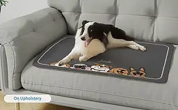 Літня охолодна підстилка для собак Derby Ice Silk Summer Pet Cooling Mat Dogs Smile 50х70 см - мініатюра 5