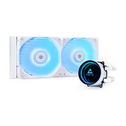 Система рідинного охолодження Chieftec Iceberg 240 ARGB WHITE (CLC-240-RGB-W) - мініатюра 3