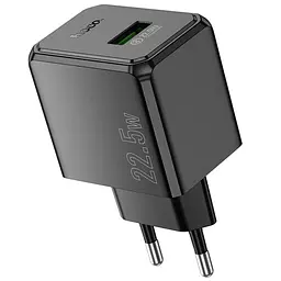 МЗП Hoco CS17A Wish QC3.0 22.5W (1USB-A) Black - мініатюра 5
