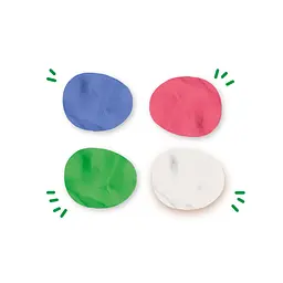 Маса для ліплення Ses Creative Feel good dough Пастель, що не засихає 4 кольори 360 г (00514S) - мініатюра 3
