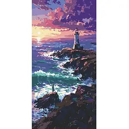 Картина по номерам Art Craft Волнующее море 40х80 см (11573-AC)