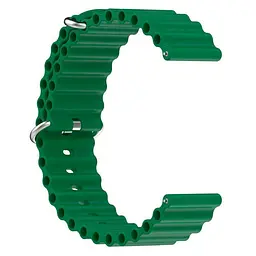 Універсальний ремінець для смарт-годинників Ocean Band 22mm Green [84196] - мініатюра 2