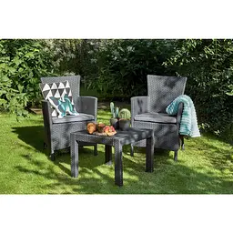 Комплект садових меблів Allibert Keter Rosario balcony set графіт - прохолодний сірий - мініатюра 8