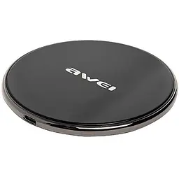 Бездротовий зарядний пристрій AWEI W3 Wireless Charger Black - мініатюра 4