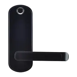 Замок біометричний автономний Trinix TRL-5107BTF Black Right з Bluetooth, зчитувачем відбитків пальців і карт Mifare (65-00024) - мініатюра 6