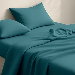 Простирадло Cosas на резинці фланель 80х160 azure, бірюзовий (Flannel_68Azure_80x160x20) - мініатюра 5