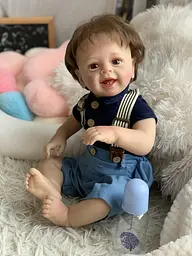 Силіконова колекційна лялька реборн reborn хлопчик пабло Reborn Dolls det0018818