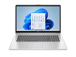 HP Ноутбук HP 17-cn4049ua 17.3" FHD IPS AG, Intel 3-100U, 16GB, F512GB, UMA, Win11, сріблястий