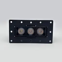 Вбудований світильник Skarlat RSL74145 3x2W BK 4000K - мініатюра 2