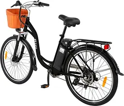 Електровелосипед DYU C6 Black [86474] - мініатюра 3