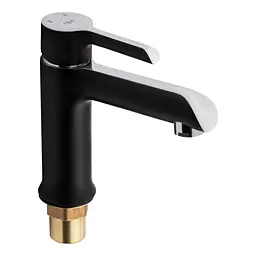Змішувач для раковини Qtap Grand BCR 001F, Чорний матовий