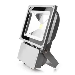 Прожектор Brille вуличний LED вологозахищений IP65 HL-14/70W CW COB сірий