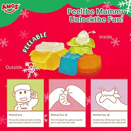 Желейні цукерки 4D Amos Peelerz Christmas Tree 170г - мініатюра 6