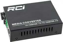 Медіаконвертер RCI 100M, 20km, SC, RJ45, Tx 1550nm, standard size metal case (RCI902W-FE-20-R)