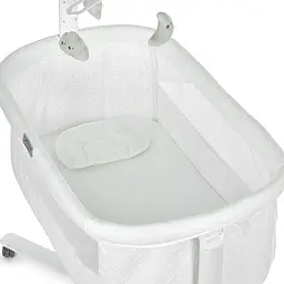 Приставне ліжко з функцією гойдання "DREAM ME" 1223 White, до 9 кг - мініатюра 8