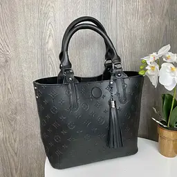 Сумка жіноча велика містка на кожен день чорна (957)