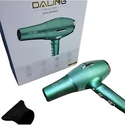 Фен для волосся Daling DL-3029 з концентратором 3200 Вт Зелений - мініатюра 4