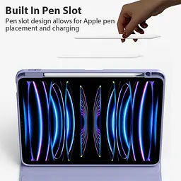 Чохол TPUCristal Pen holder 360 для Xiaomi Pad 7 / 7 Pro 11 2025 Голубий - мініатюра 6