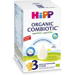 Дитяча суха молочна суміш HiPP Organic Combiotic 3 500 г - мініатюра 3