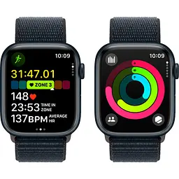 Смарт-годинник Apple Watch Series 9 GPS 45mm Midnight Aluminum Case with Midnight Sport Loop [MR9C3] [95101] - мініатюра 6