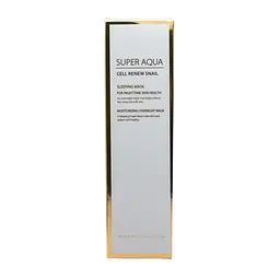 Нічна маска для обличчя Missha Super Aqua Cell Renew Snail Sleeping Mask з екстрактом муцина равлика, 110 мл - мініатюра 3